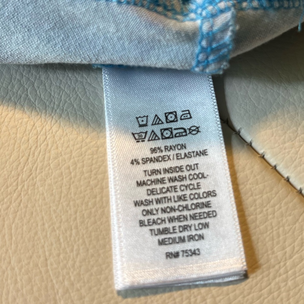 Sigrid Olsen Blue and White Sleeveless Sundress - Picture 9 of 9